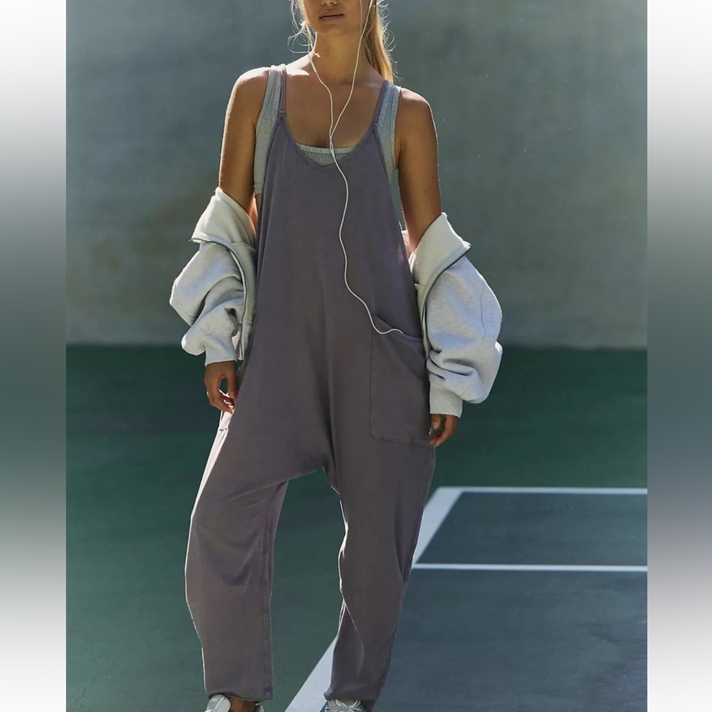 NWOT FP Movement by Free People Graphite Jumpsuit XM